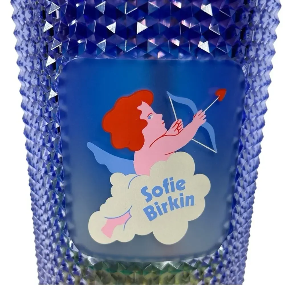 Starbucks Sofie Birkin Rainbow Pride Studded Tumbler 24oz NWT